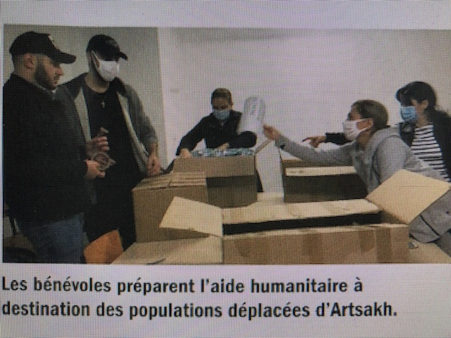 Article de journal à propos des bénévoles